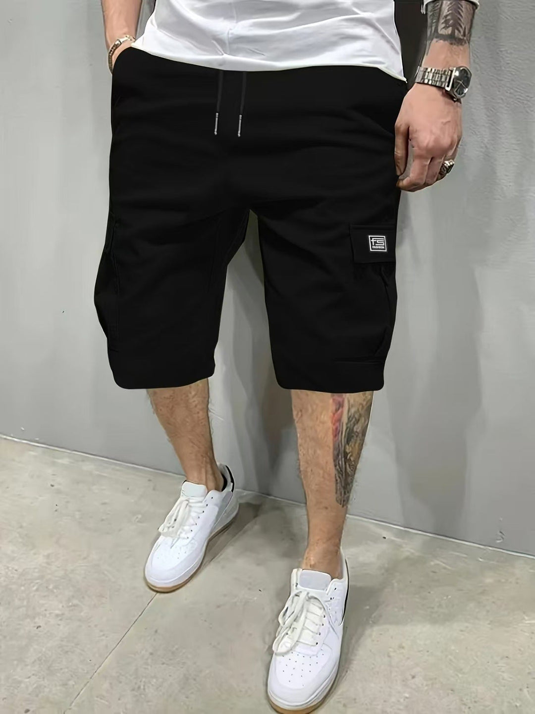 Kaspar - Cargo Shorts Uomo Tasche Multiple Casual Outdoor