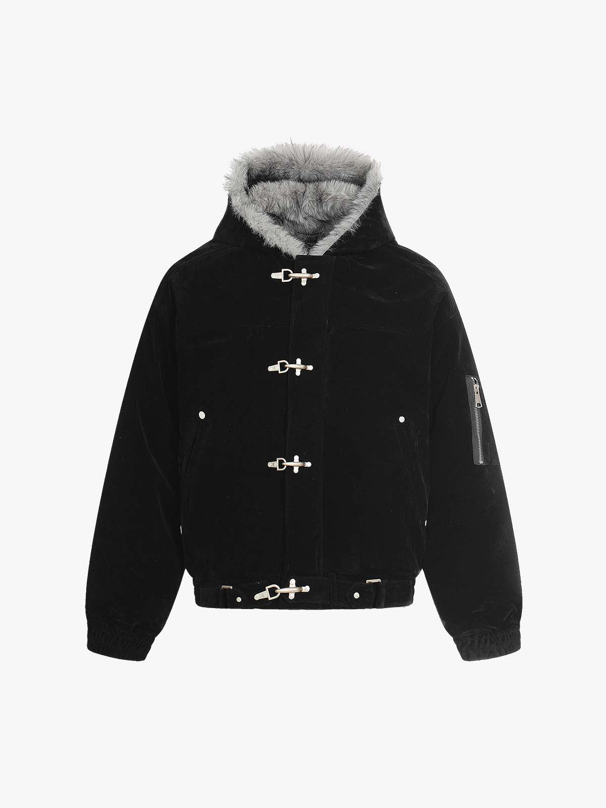 Devid - Giacca Bomber Streetwear Uomo Con Cappuccio