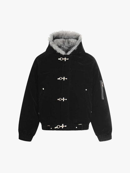 Devid - Giacca Bomber Streetwear Uomo Con Cappuccio