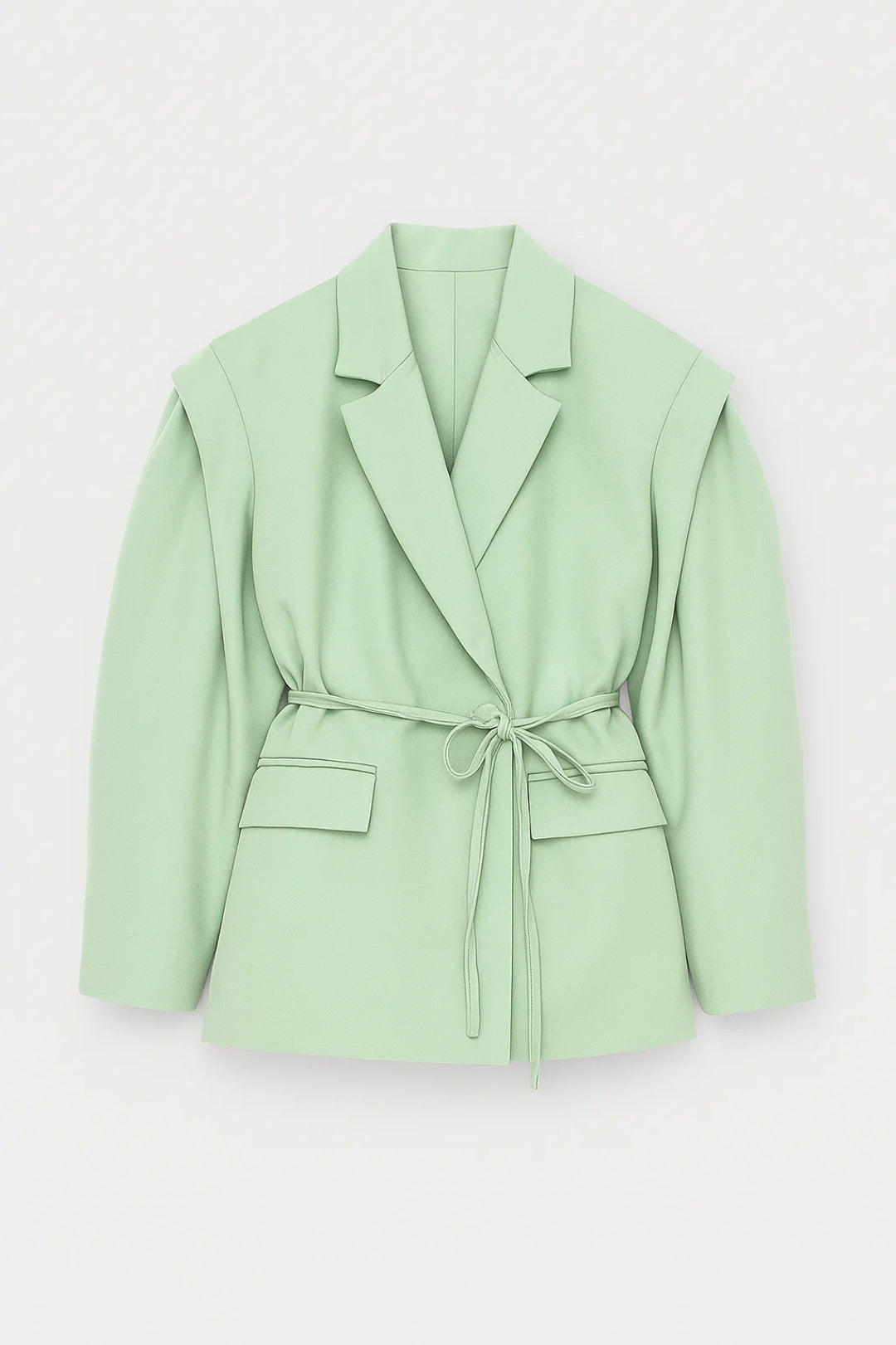Paola – Blazer Con Cintura E Spalle Strutturate
