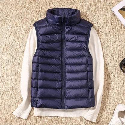 Bona – Gilet Donna Leggero Elegante e Versatile Blu marino