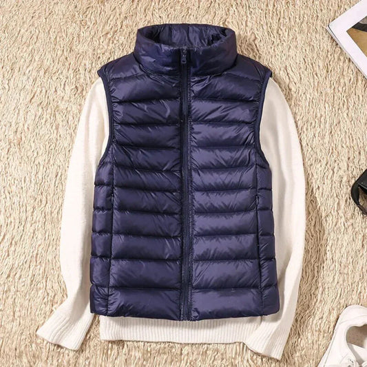 Bona – Gilet Donna Leggero Elegante e Versatile Blu marino