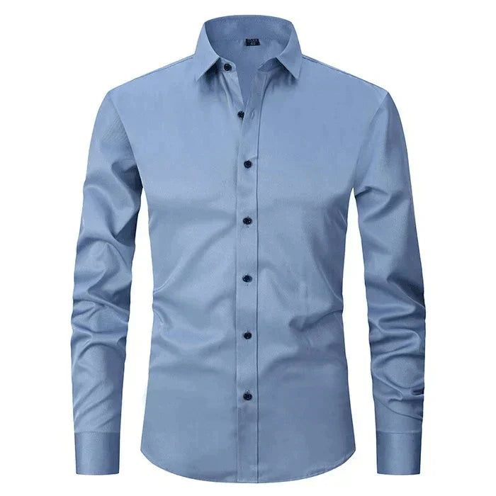 Fabrizio – Camicia Da Uomo Con Abbottonatura E Vestibilità Comoda