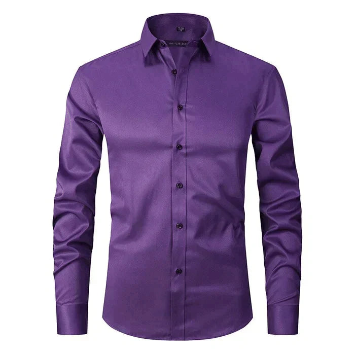 Fabrizio – Camicia Da Uomo Con Abbottonatura E Vestibilità Comoda