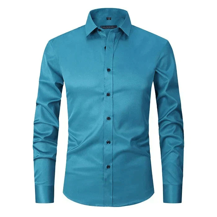 Fabrizio – Camicia Da Uomo Con Abbottonatura E Vestibilità Comoda