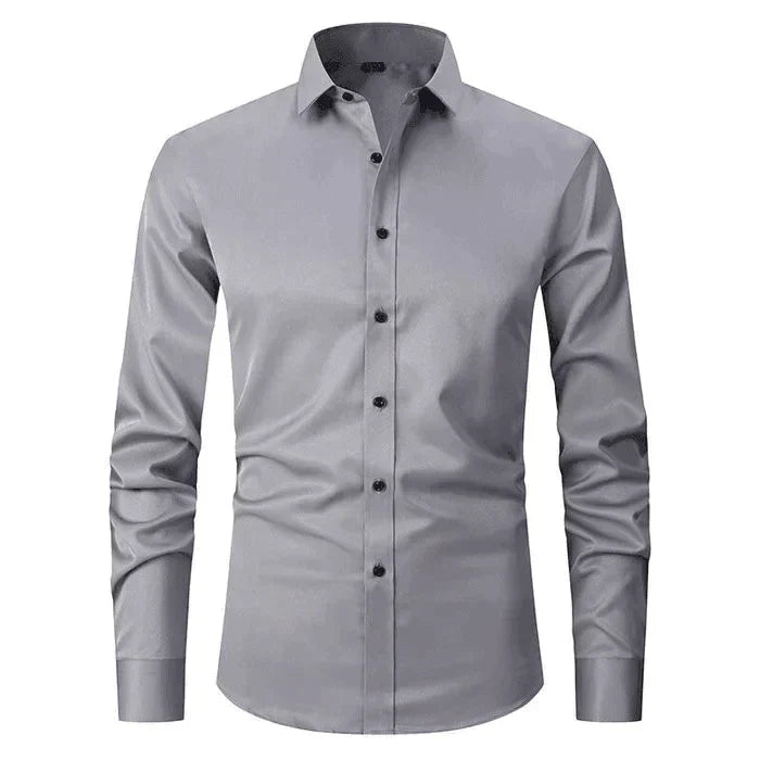 Fabrizio – Camicia Da Uomo Con Abbottonatura E Vestibilità Comoda