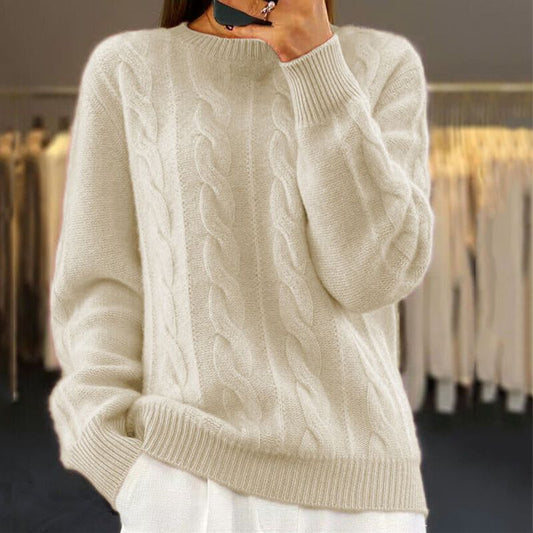 Brunella – Maglione Donna Confortevole Caldo ed Elegante Beige