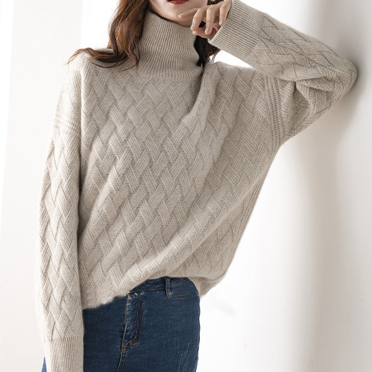 Brunetta – Maglia Donna in Morbido Cachemire Beige