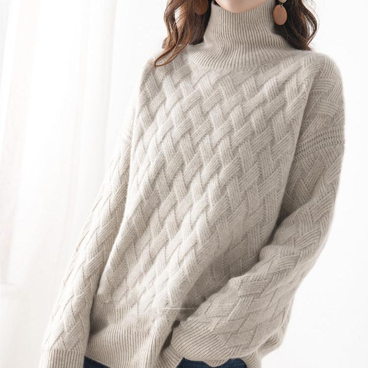 Brunetta – Maglia Donna in Morbido Cachemire Beige