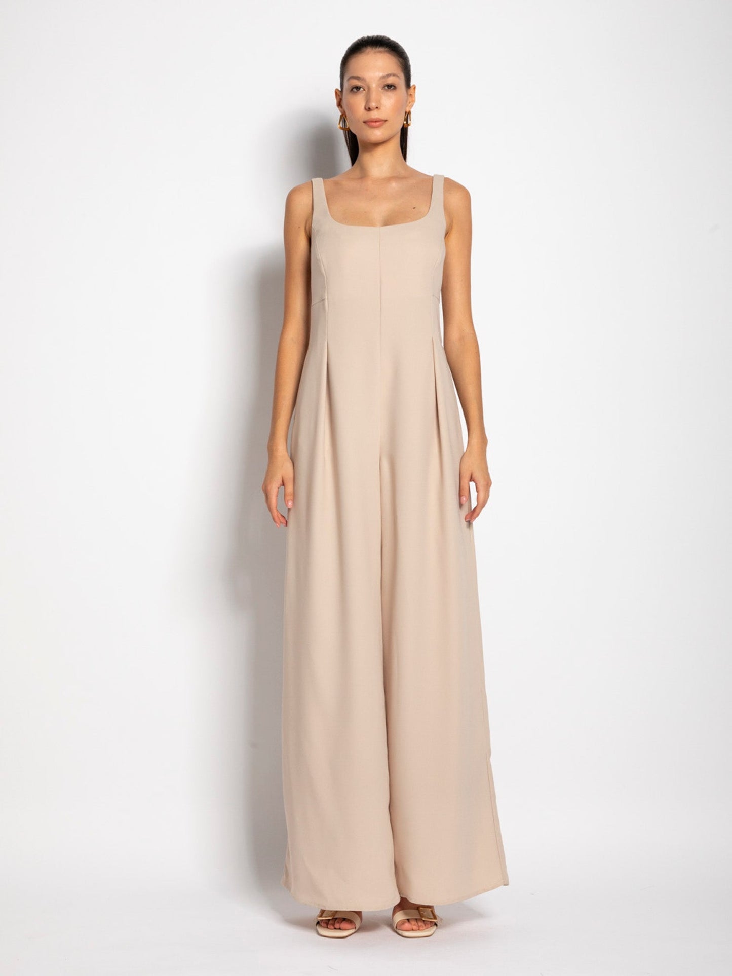 Tindara - Tuta elegante in envers satin da donna
