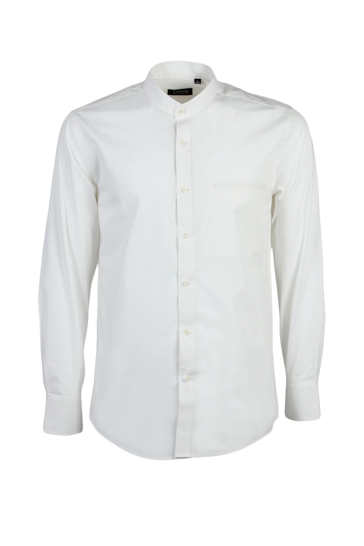Rolandus - Camicia Coreana Uomo Moderna Colletto Mandarina
