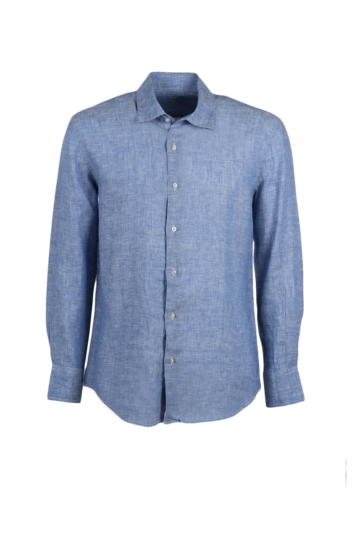 Romericus - Camicia Uomo Manica Lunga Collo Classico Naturale