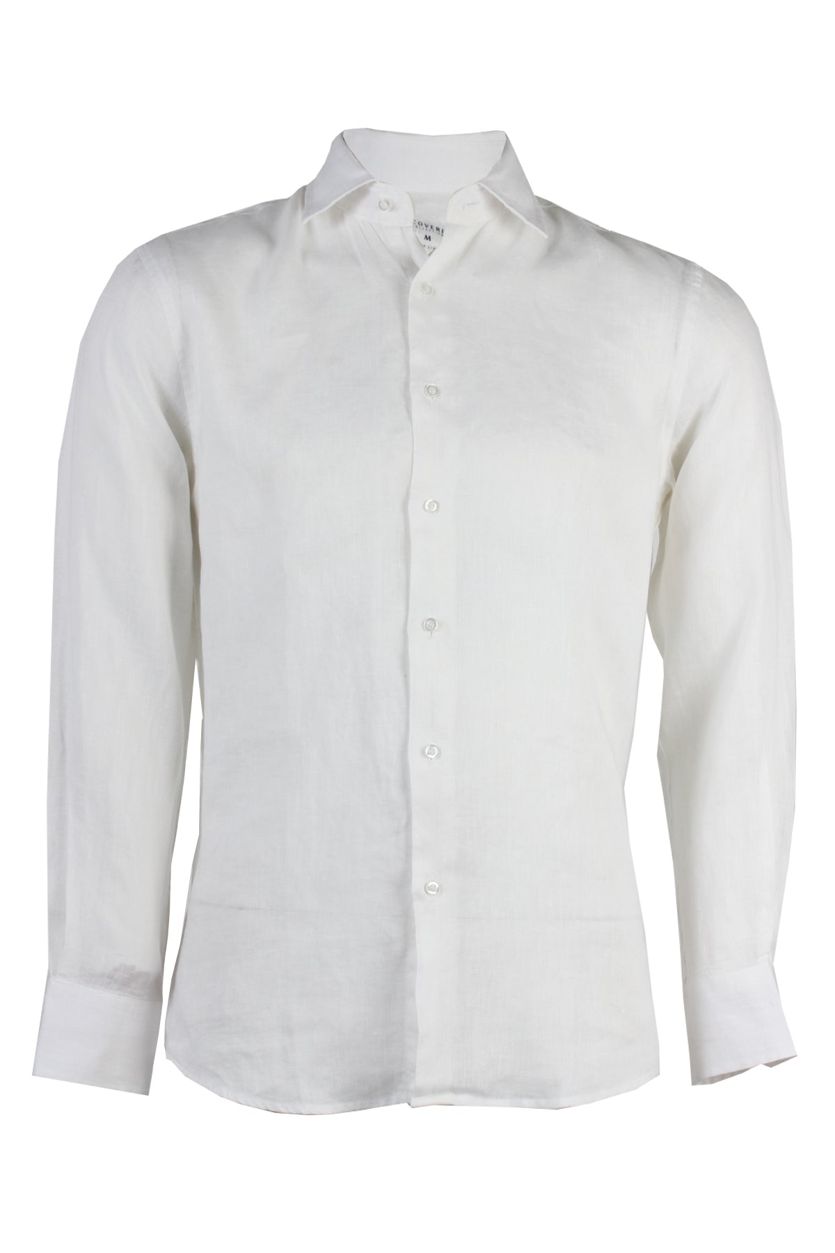 Romericus - Camicia Uomo Manica Lunga Collo Classico Naturale