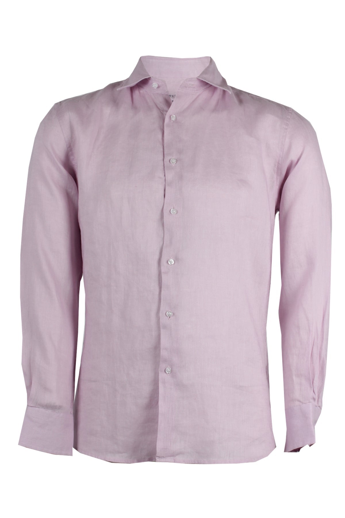 Romericus - Camicia Uomo Manica Lunga Collo Classico Naturale