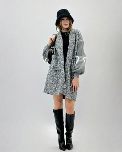 Karina - Cappotto morbido da donna con dettaglio cuore