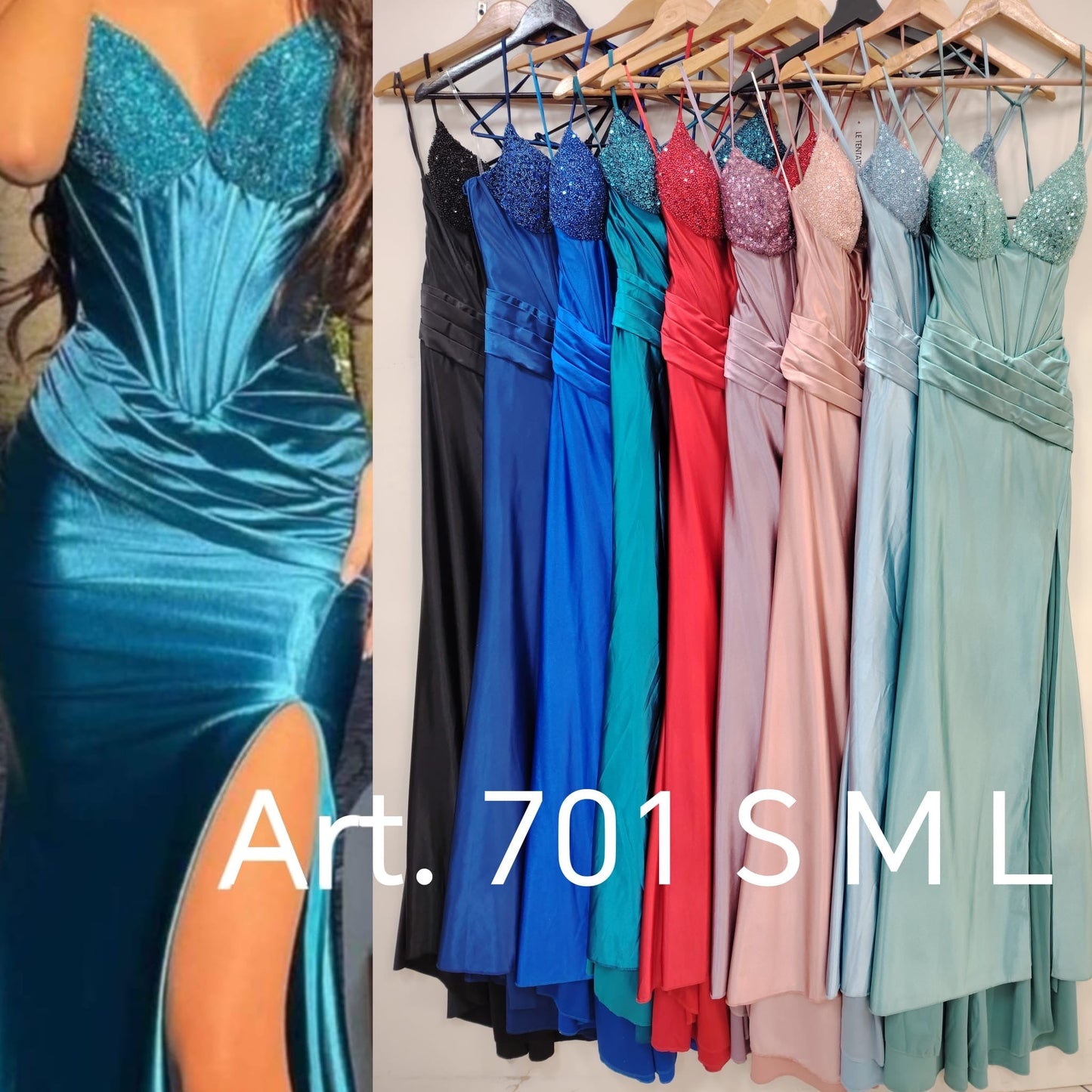 Helena - Abito Cerimonia Alta Qualità Donna Elegante