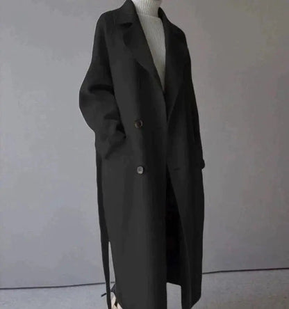 Brizia - Trench lungo in cotone invernale