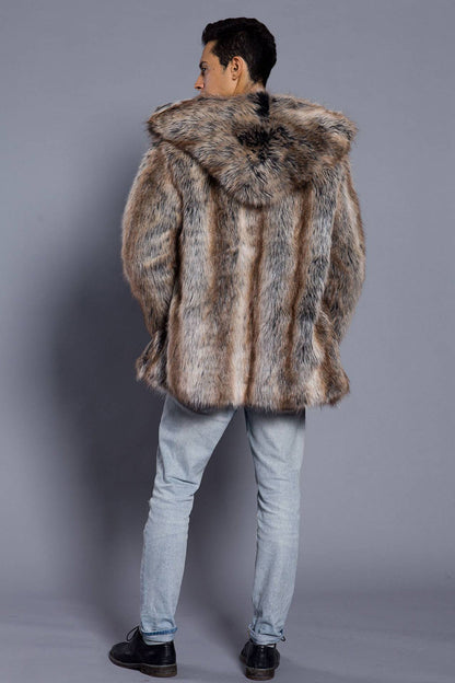 Danilo – Cappotto Lungo Da Uomo Con Collo Ampio