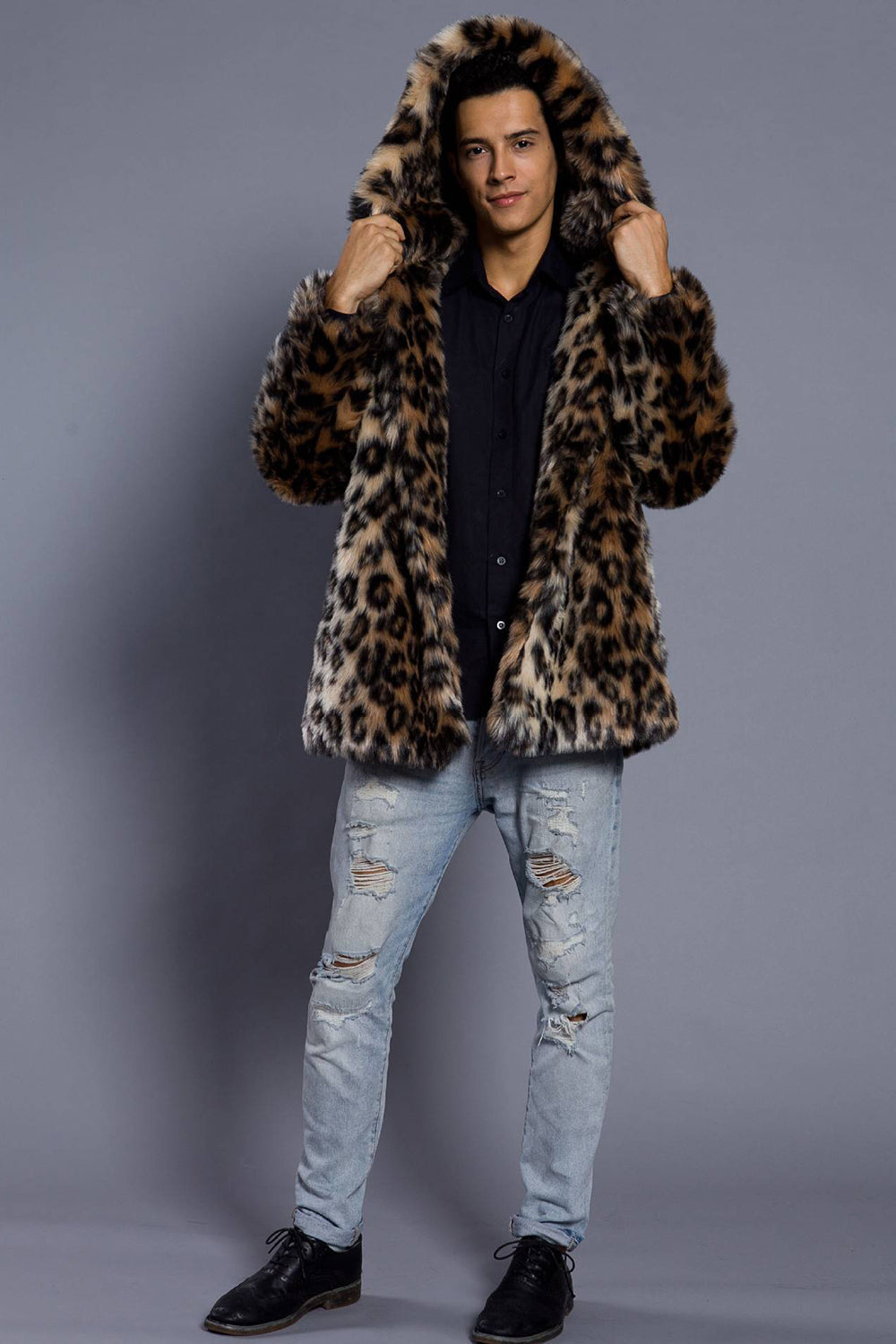 Danilo – Cappotto Lungo Da Uomo Con Collo Ampio
