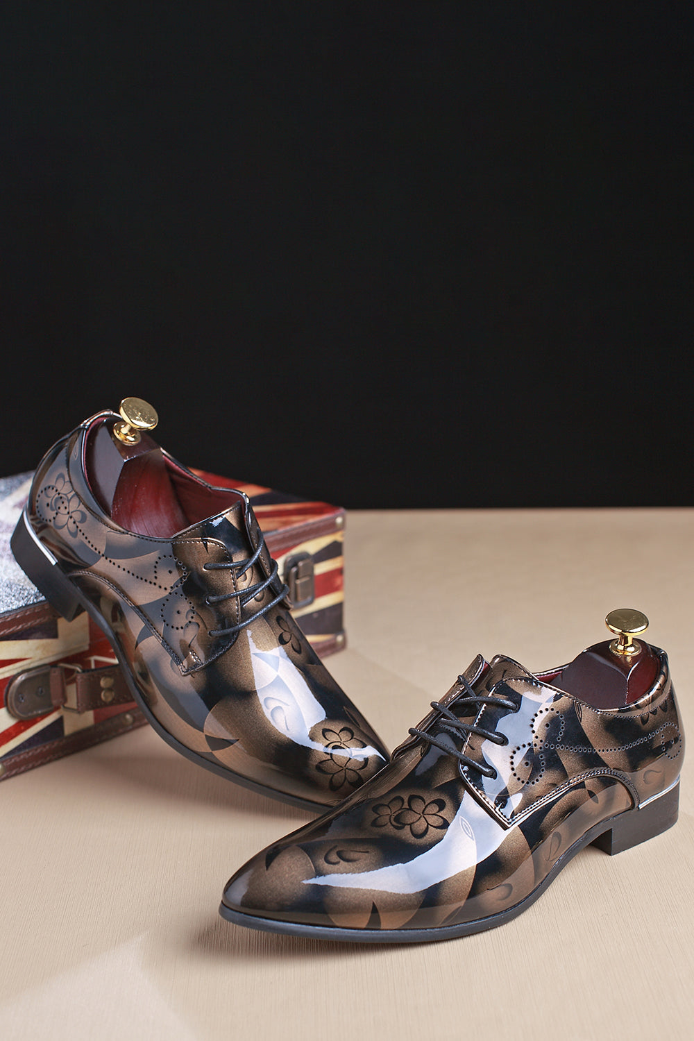 Alfonso – Scarpe Da Cerimonia Eleganti Con Raffinata Trama A Rilievo