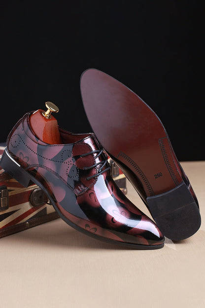 Alfonso – Scarpe Da Cerimonia Eleganti Con Raffinata Trama A Rilievo