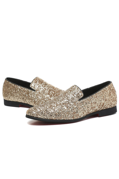 Achille – Scarpe Slip-On Luminose Per Un Look Serale Esclusivo