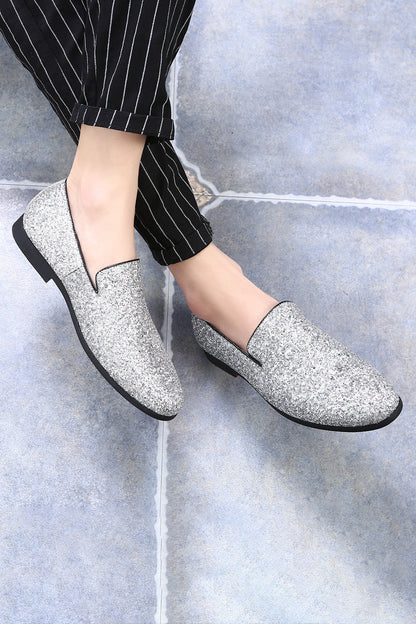 Achille – Scarpe Slip-On Luminose Per Un Look Serale Esclusivo