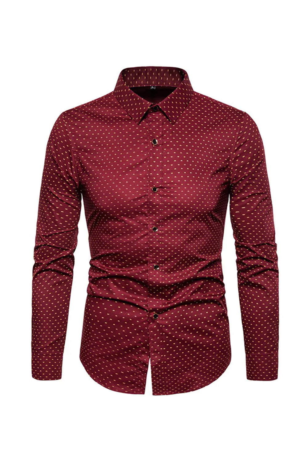 Hector – Camicia Da Uomo A Maniche Lunghe Con Stampa Di Moda