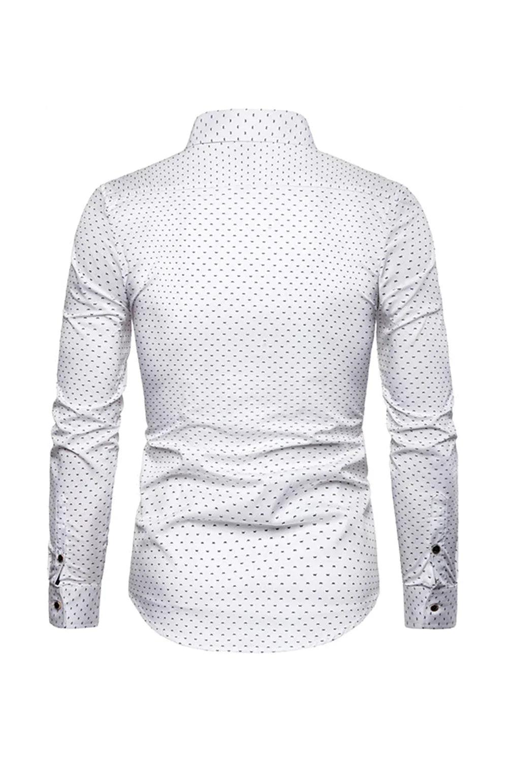 Hector – Camicia Da Uomo A Maniche Lunghe Con Stampa Di Moda