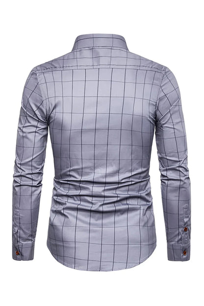 Harald – Camicia Da Uomo Business Con Scollo Squadrato