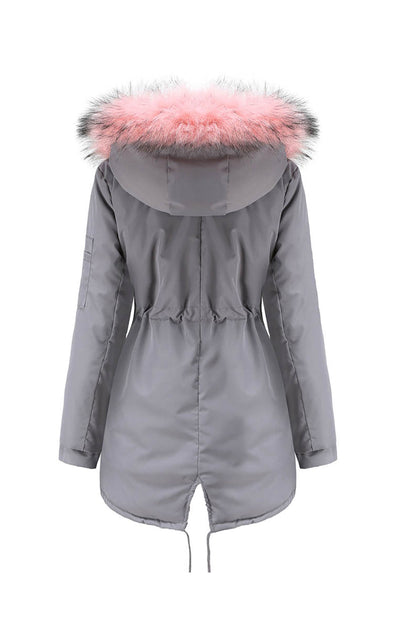 Karla - Cappotto in Pile Caldo con Cappuccio Invernale