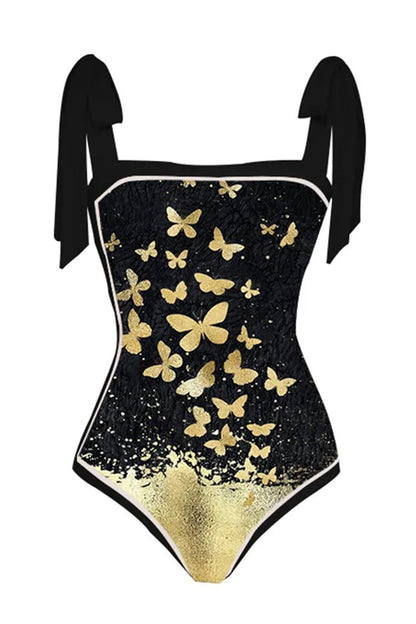 Kendra – Costume Da Bagno Con Motivo Grafico E Gonnellino In Pendant
