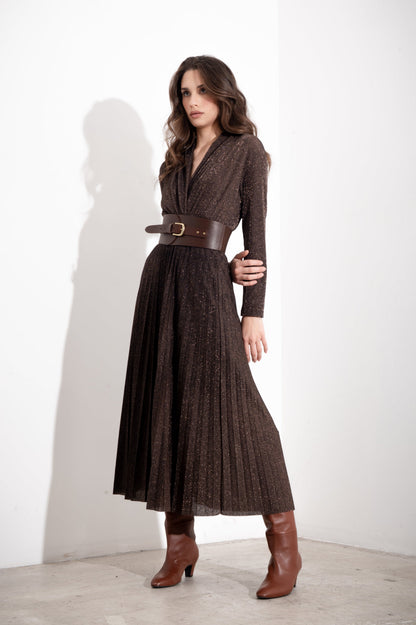 Irene - Abito Lungo Donna Elegante Luminoso