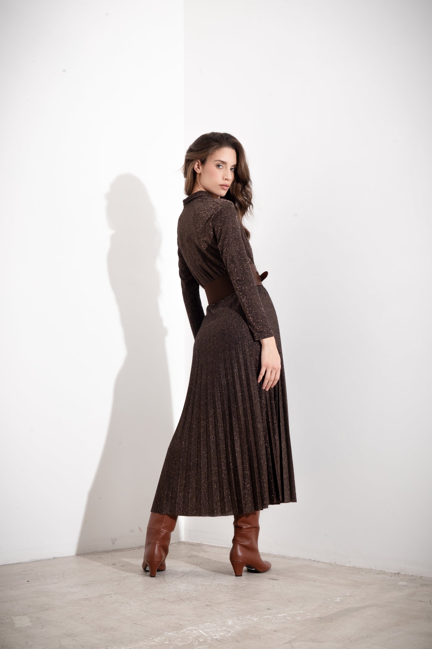 Irene - Abito Lungo Donna Elegante Luminoso
