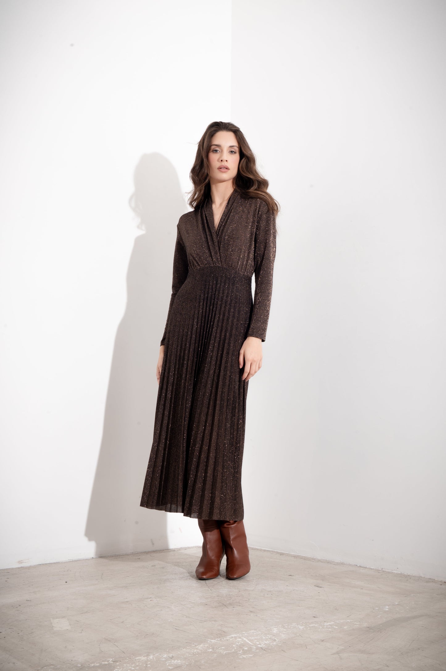 Irene - Abito Lungo Donna Elegante Luminoso