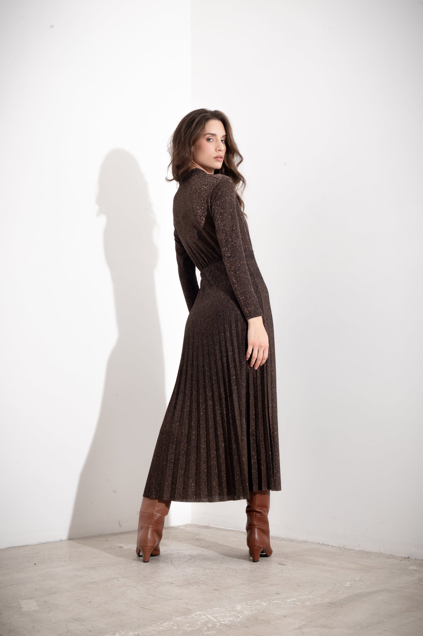 Irene - Abito Lungo Donna Elegante Luminoso