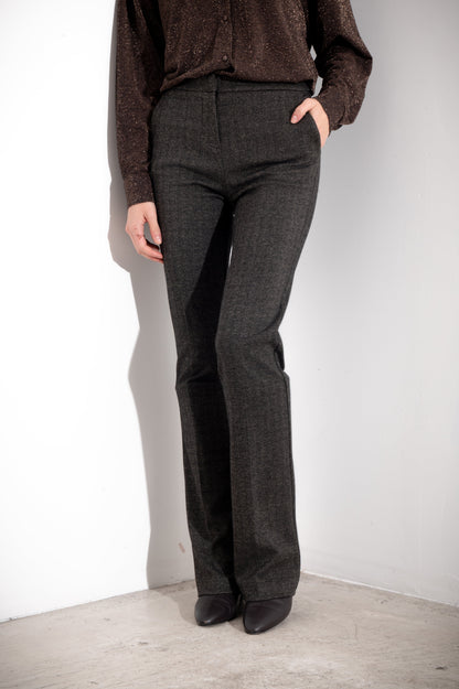 Joanna - Pantaloni da donna a vita alta eleganti