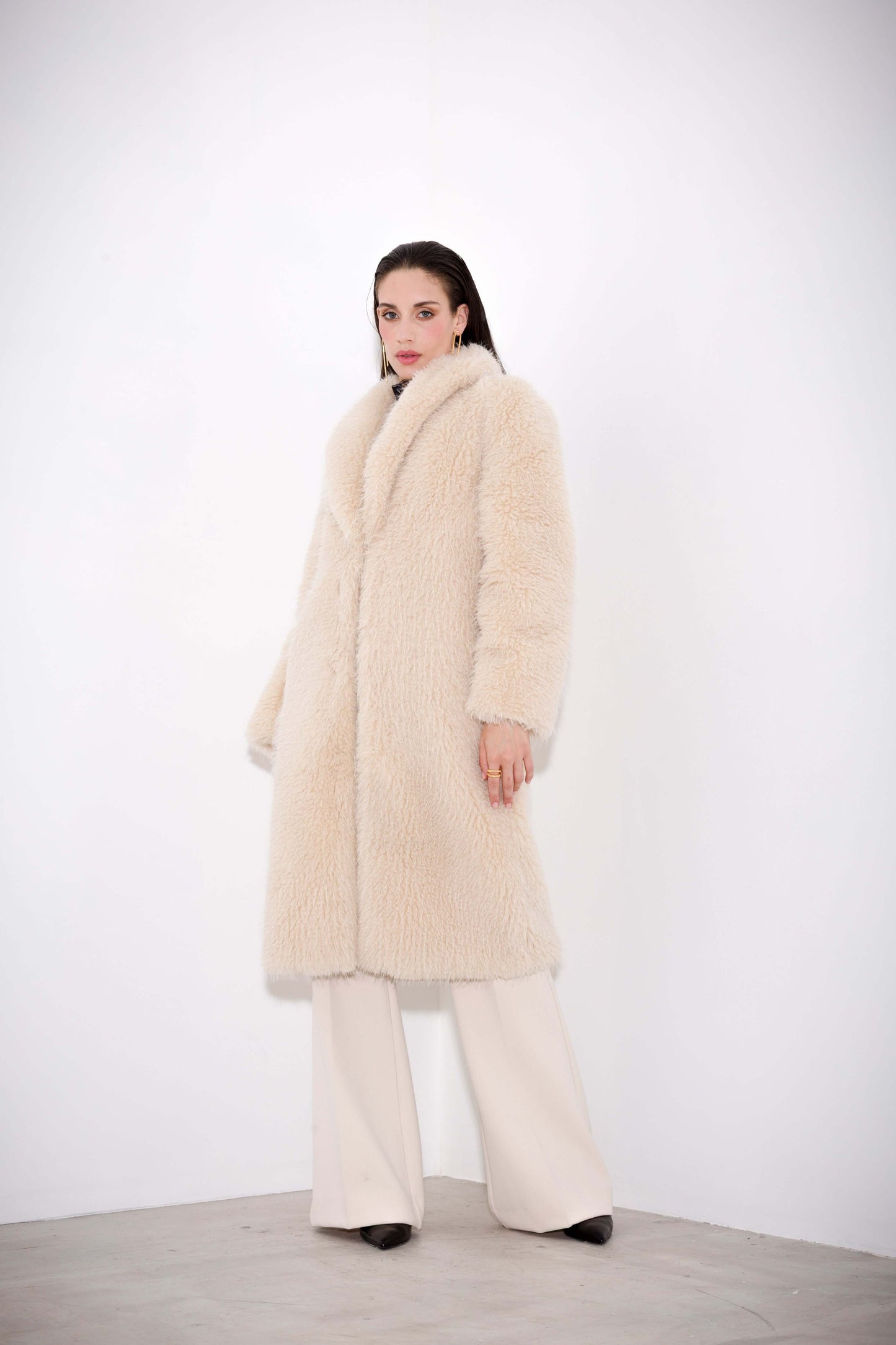 Ilarina - Cappotto Lungo Donna Elegante Avvolgente