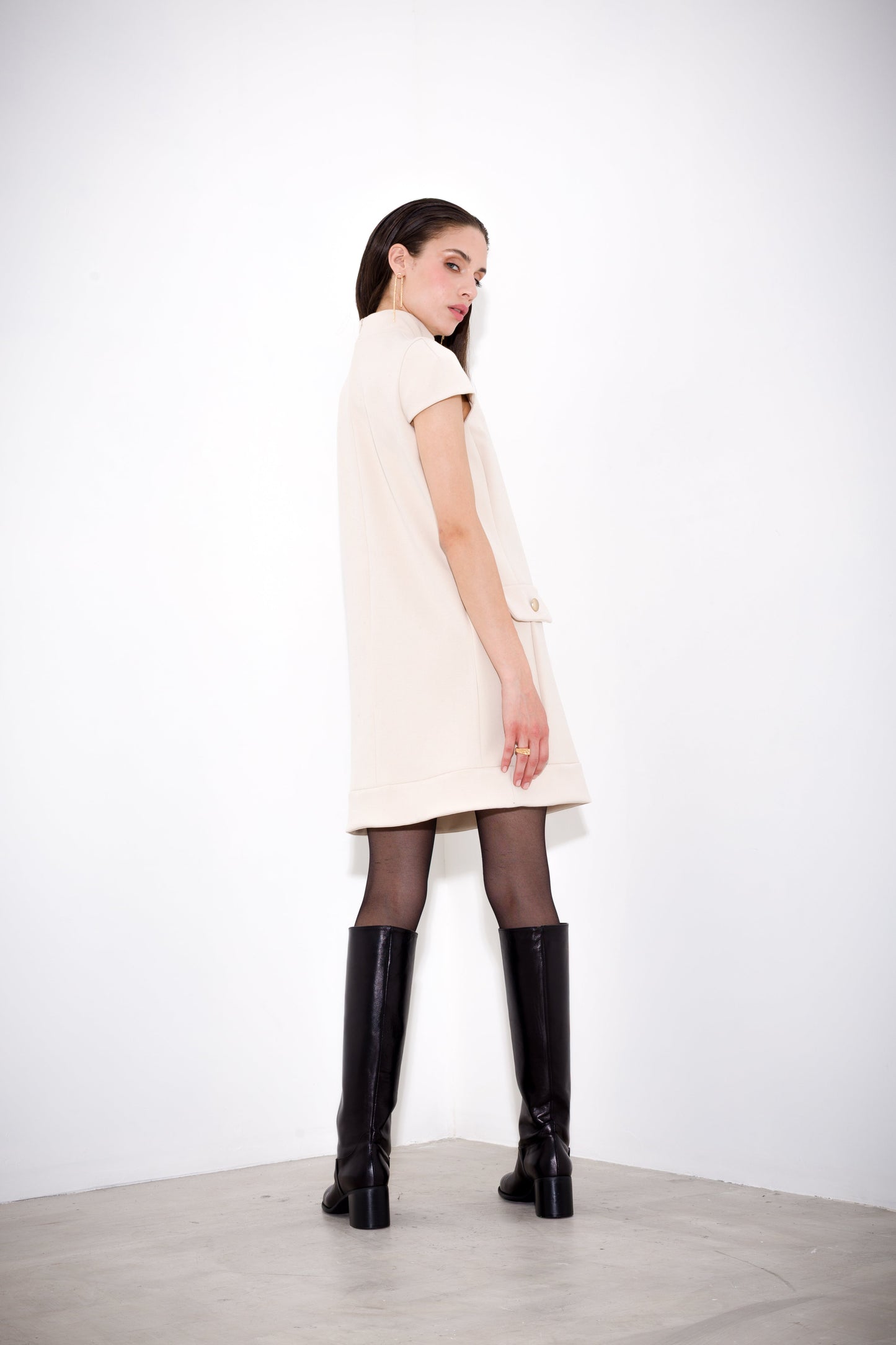 Isotta - Abito Corto Donna con Tasche Eleganti