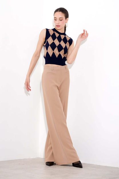 Ines - Pantalone Palazzo Donna Linea Fluida