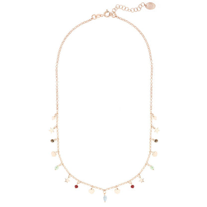Londisa - Collana Charm Stelle Cuori Argento Rosa Donna