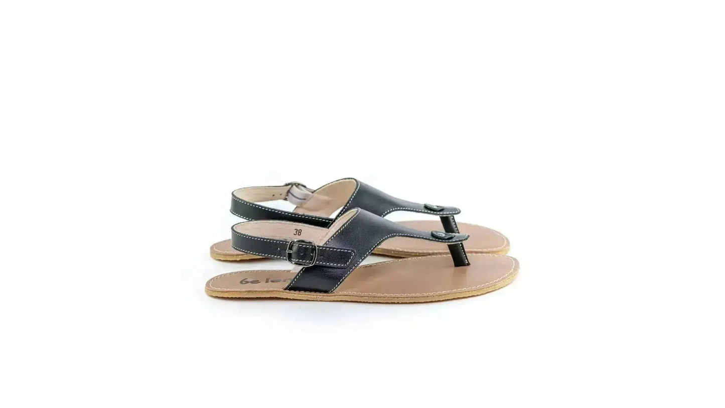 Ilaria - Sandali Barefoot Neri Promenade Donna
