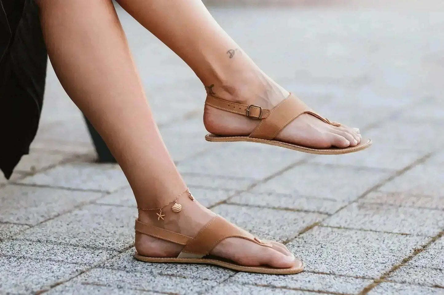 Elisa - Sandalias Barefoot Promenade Sand Eleganti