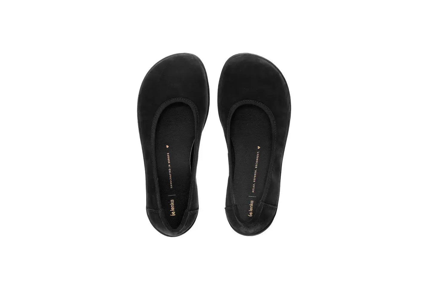 Rebecca - Ballerine Barefoot Nero Opaco Sophie