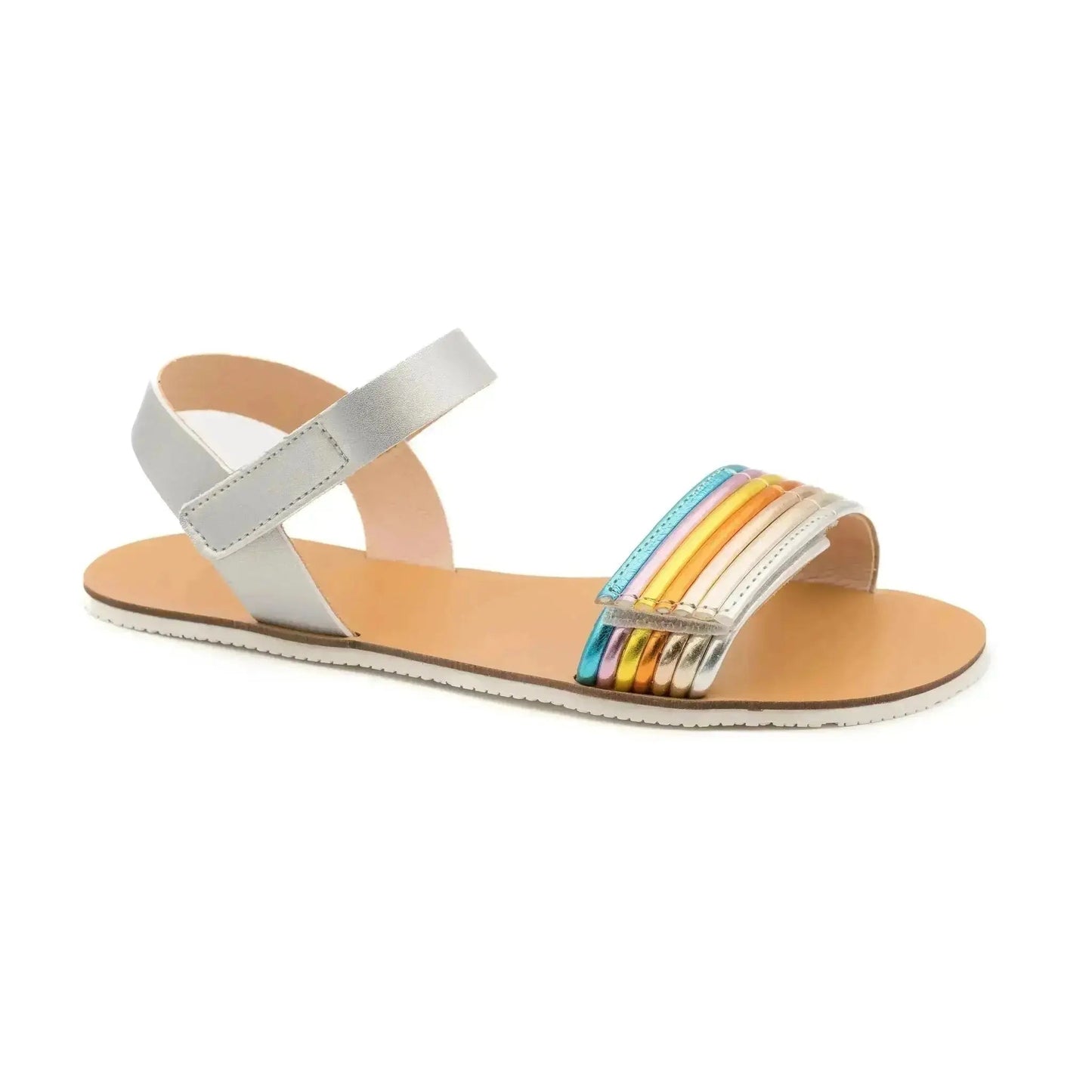 Silvia - Sandali Barefoot Argento Multi Guaracha