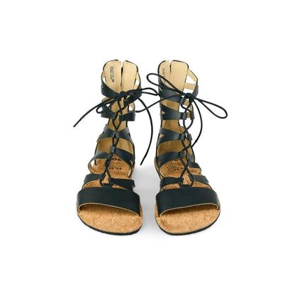 Anna - Sandalias Barefoot Romanas Con Cordones
