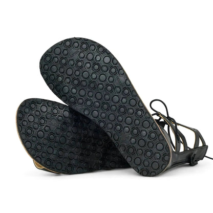 Anna - Sandalias Barefoot Romanas Con Cordones
