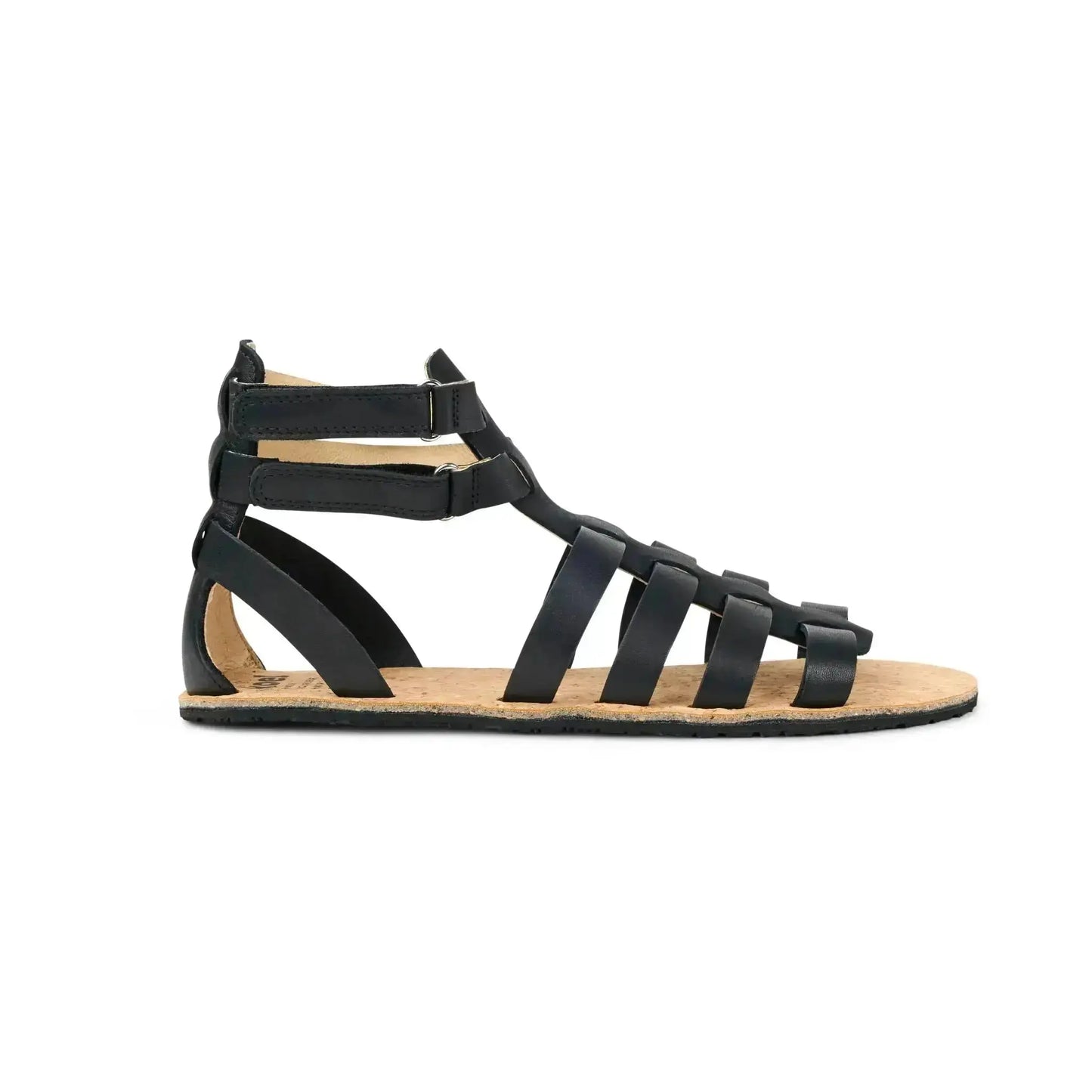 Vittoria - Sandali Romani Barefoot Neri Aurelia Donna