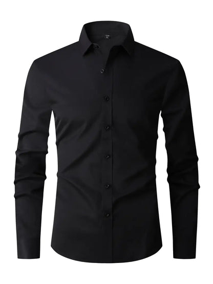 Manuele – Camicia A Maniche Lunghe Semi-Formale Dalla Vestibilità Impeccabile