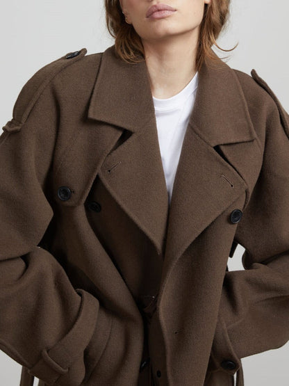 Monica – Cappotto Invernale Donna Con Cintura In Vita
